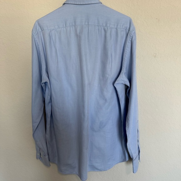 BOSS Light Blue Men's Shirt Sz 15 1/2 34-35 - Picture 4 of 10